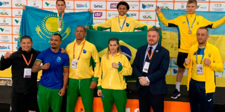 Boxe brasileiro brilhou na competição (Crédito: Divulgação/CBBoxe)