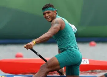 Grande destaque pelo Brasil em Duisburg, na Alemanha, campeão olímpico Isaquias Queiroz faz segundo melhor tempo da bateria nas eliminatórias e avança um pouco mais até os Jogos Olímpicos de Paris 2024 (Crédito: GettyImages)