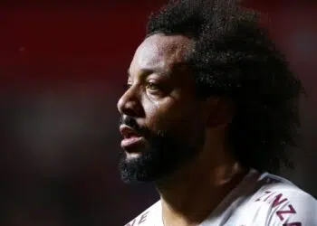 Marcelo é expulso na Libertadores (Crédito: Getty Images)