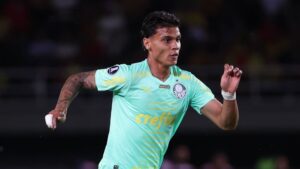 Richard Ríos, do Palmeiras (Crédito: Cesar Greco/SE Palmeiras/Flickr)