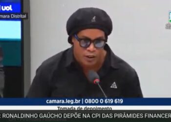 Ronaldinho Gaúcho é alvo da CPI das Pirâmides Financeiras (Crédito: Reprodução/Youtube)
