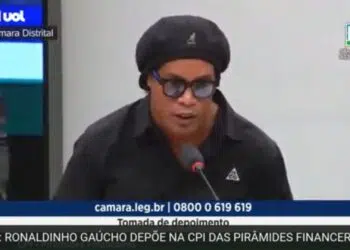 Ronaldinho Gaúcho é alvo da CPI das Pirâmides Financeiras (Crédito: Reprodução/Youtube)