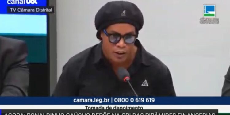 Ronaldinho Gaúcho é alvo da CPI das Pirâmides Financeiras (Crédito: Reprodução/Youtube)