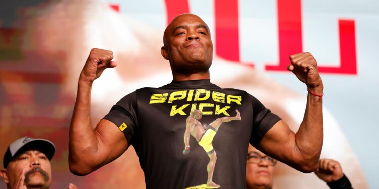 Anderson Silva dispara contra Adesanya: “Não abre mais a boca pra se comparar a mim” (Crédito: GettyImages)