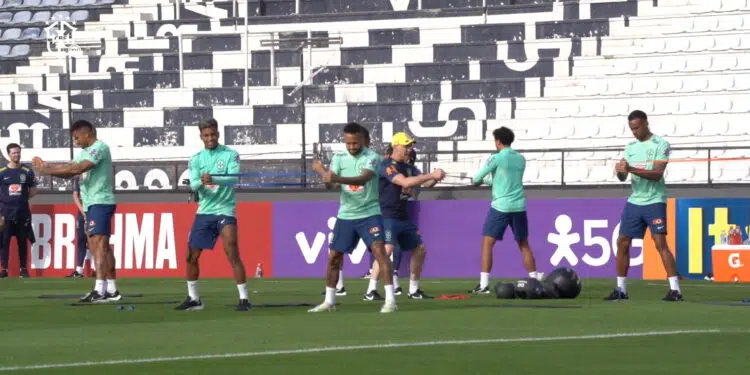 Brasil segue a preparação para mais uma rodada das Eliminatórias (Crédito: Reprodução / One Football)