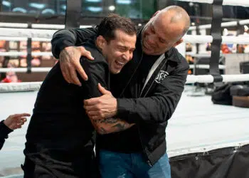Wanderlei Silva prestigiou a inauguração do CT da equipe do amigo Cristiano Marcello (Crédito: Divulgação/CMSystem)