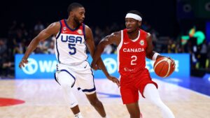 Canadá vence Estados Unidos na Copa do Mundo de Basquete (Crédito: Getty Images)