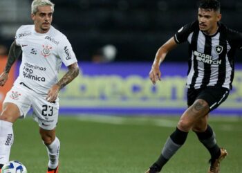 Corinthians e Botafogo pelo Brasileirão (Crédito: Agência Corinthians / Rodrigo Coca)