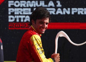 Carlos Sainz Jr., piloto da Ferrari (Crédito: Getty Images)
