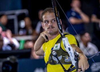 Marcus D'Almeida foi campeão da Copa do Mundo de Tiro com Arco (Crédito: GettyImages)