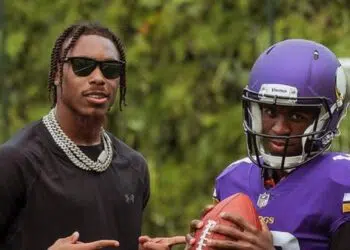 Vinicius Junior e Justin Jefferson (Crédito: Reprodução / Instagram)