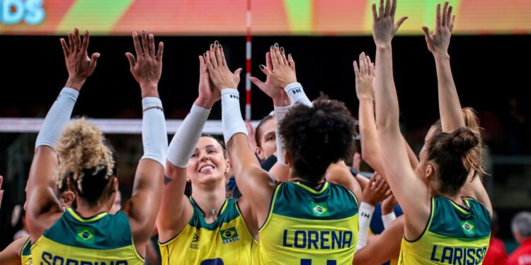 Pan-Americano 2023: Brasil vence Cuba na estreia do vôlei feminino (Crédito: Divulgação/ COB)