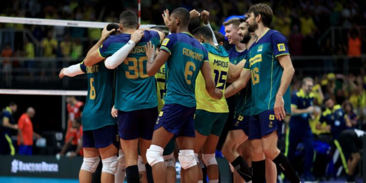 Brasil entra em quadra novamente neste sábado, 07 (Crédito: Getty Images)