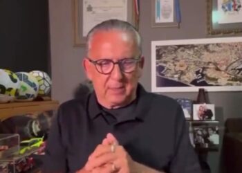 Galvão Bueno perdeu a paciência com a Seleção Brasileira (Crédito: Reprodução)