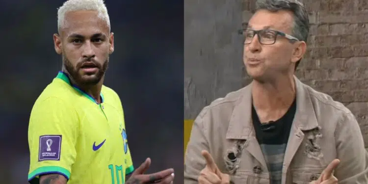 Neto pede desculpas por fala polêmica sobre Neymar, mas cutuca jogador (Crédito: Getty Images - Reprodução / Band)