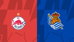 RB Salzburg x Real Sociedad agita a fase de grupos da Champions League (Crédito: Reprodução / DAZN)