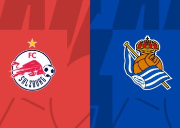 RB Salzburg x Real Sociedad agita a fase de grupos da Champions League (Crédito: Reprodução / DAZN)