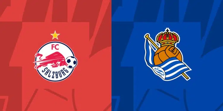 RB Salzburg x Real Sociedad agita a fase de grupos da Champions League (Crédito: Reprodução / DAZN)