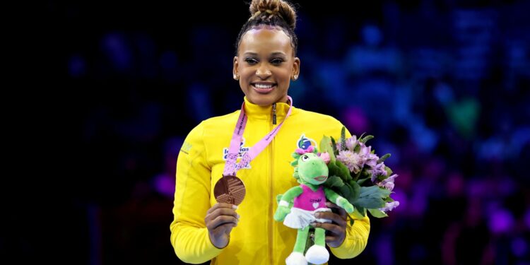 Rebeca Andrade faz história no Mundial (Crédito: Getty Images)