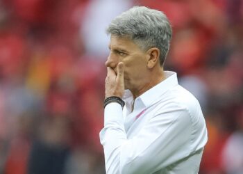 Renato Gaúcho não deu entrevista coletiva após a derrota (Crédito: Getty Images)