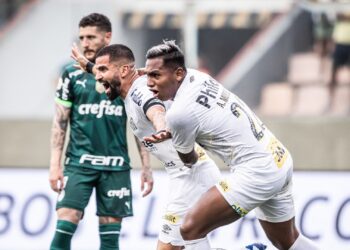 Santos venceu mesmo atuando na Arena Barueri (Crédito: Raul Baretta / Santos FC / Flickr)
