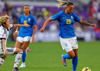 Brasil e Japão em amistoso feminino (Crédito: Getty Images)