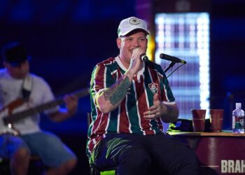 Ferrugem durante evento flu fest 2020 (Crédito: Armando Paiva/FFC)