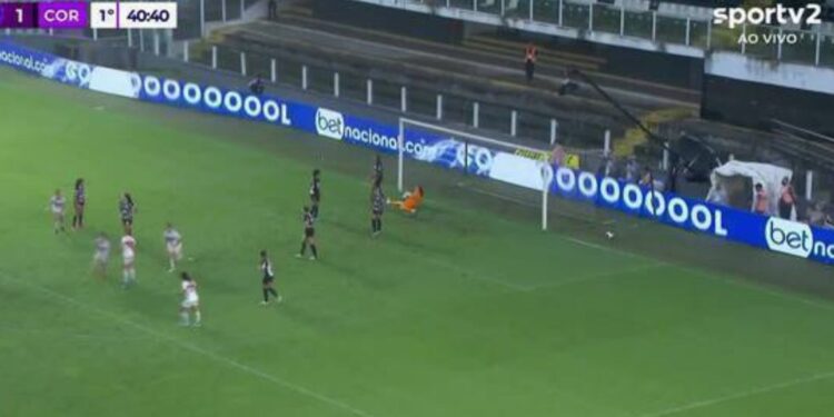São Paulo e Corinthians empatam na ida do Paulistão Feminino (Crédito: Transmissão/ SporTV)