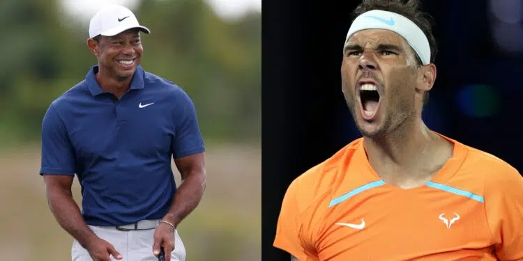 Tiger Woods / Rafael Nadal (Crédito: Getty Images)
