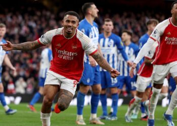 Arsenal vence Brighton pela Premier League (Crédito: Getty Images)