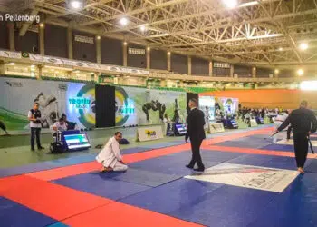 Milhares de atletas passaram pelo tatame do Circuito Nacional em 2023 (Crédito: Ilan Pellenberg)