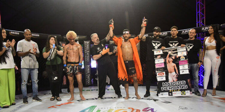 Marco Aurélio “Peruano” venceu a luta principal – Divulgação (Crédito: Divulgação)