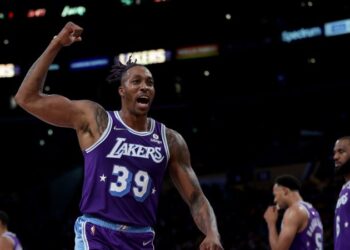 Dwight Howard em sua última temporada pelos Lakers (Crédito: Foot: Getty Images)