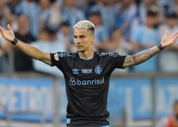 Grêmio contra o Goiás (Crédito: Getty Images)