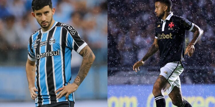 Grêmio x Vasco pelo Brasileirão: saiba onde assistir à partida (Crédito: Getty Images)