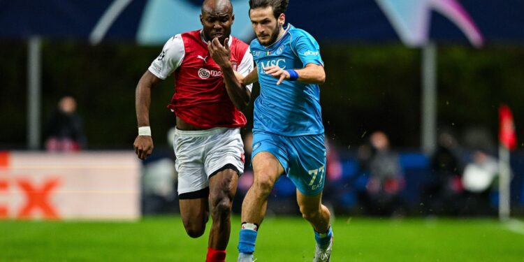 Napoli x Braga pela Champions League: saiba onde assistir à partida (Crédito: Getty Images)