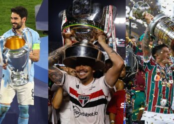 Manchester City, São Paulo e Fluminense fizeram história em 2023 (Crédito: Getty Images)