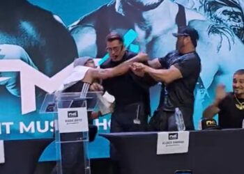 Popó e Bambam se desentendem em evento (Crédito: Reprodução/Twitter)