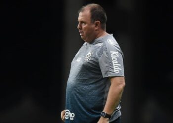 Marcelo Fernandes, técnico do Santos (Crédito: Ivan Storti/Santos/Flickr)