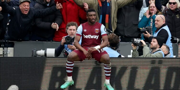 West Ham contra o Manchester United (Crédito: Getty Images)