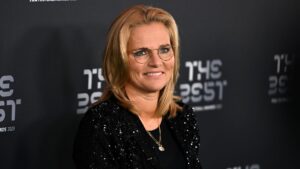 The Best: Sarina Wiegman é eleita a melhor técnica do mundo (Crédito: Getty Images)