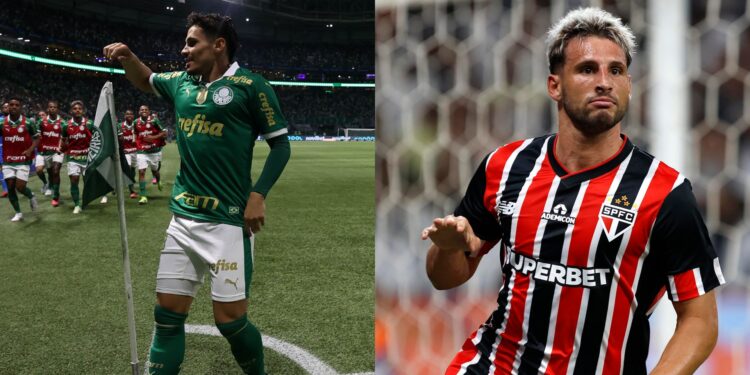 Palmeiras x São Paulo (Crédito: Cesar Grecco / Palmeiras / Rubens Chiri / Saopaulofc / Flickr)