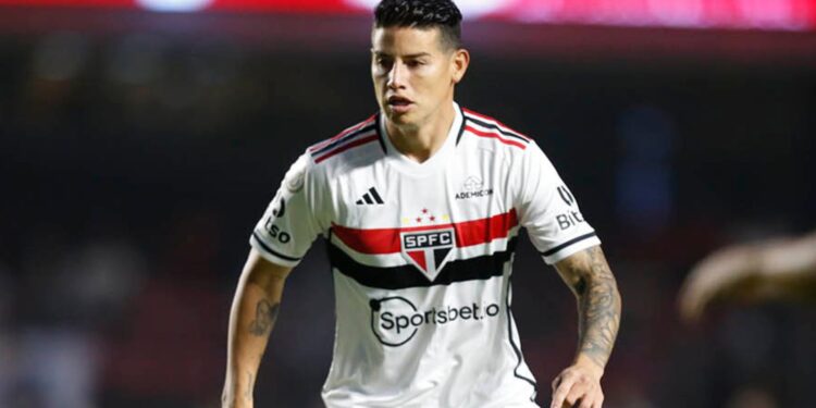 James Rodríguez no São Paulo (Crédito: Paulo Pinto/São Paulo/Flickr)