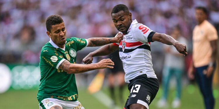 Palmeiras e São Paulo decidiram o título da Supercopa do Brasil (Crédito: Getty Images)