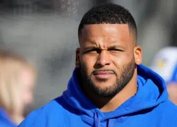 Aaron Donald, do Los Angeles Rams, anuncia aposentadoria da NFL (Crédito: Getty Images)