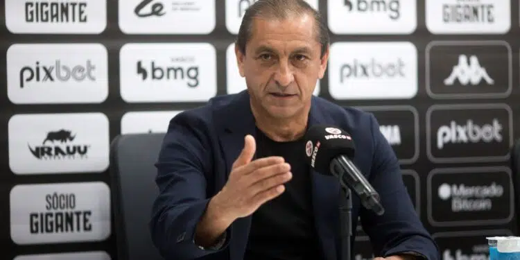 Ramón Díaz, técnico do Vasco (Crédito: Daniel Ramalho/Vasco/Flickr)