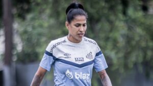 De volta ao Santos, Jana projeta reestreia: “Expectativa muito grande” (Crédito: Guilherme Greghi/Santos FC)