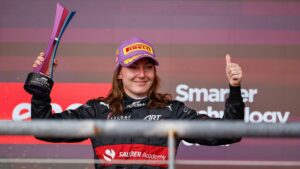Lena Buhler, piloto da F1 Academy (Crédito: Getty Images)