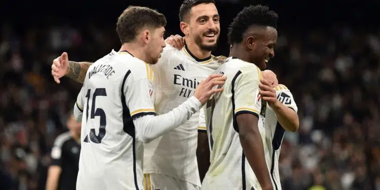 Com gol de Vinicius Jr, Real Madrid goleia Celta de Vigo (Crédito: Getty Images)