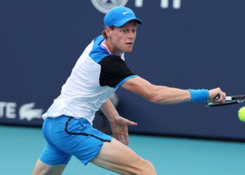 Jannik Sinner no Miami Open (Crédito: Getty Images)
